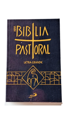 Bíblia Pastoral Média Cristal - Letra Grande -Brochura – Editora Paulus - Padre Reus.