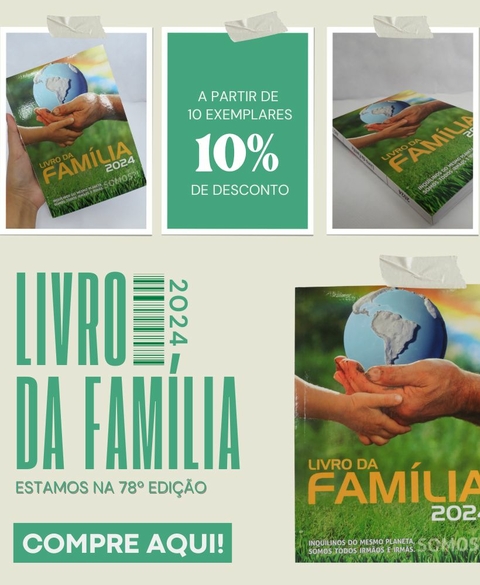 Imagem do banner rotativo Livraria Padre Reus - Livro da Família 