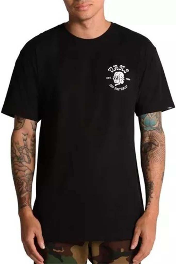 Remera vans negra clearance