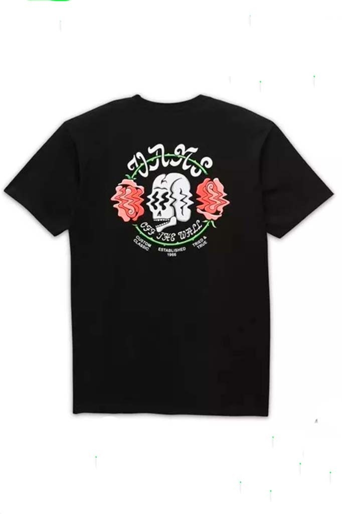 Remera vans negra sales