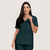 Camisa Hospitalar Básica Feminina – Verde Musgo