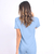 Camisa Hospitalar Básica Feminina – Azul Bebê na internet