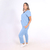 Calça Hospitalar Básica Feminina – Azul Bebê - comprar online