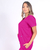 Camisa Hospitalar Básica Feminina – Pink - comprar online