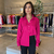 Camisa Alfaiataria com Bolsos - Pink - comprar online