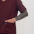 Camisa Hospitalar Básica Masculina – Vinho - comprar online