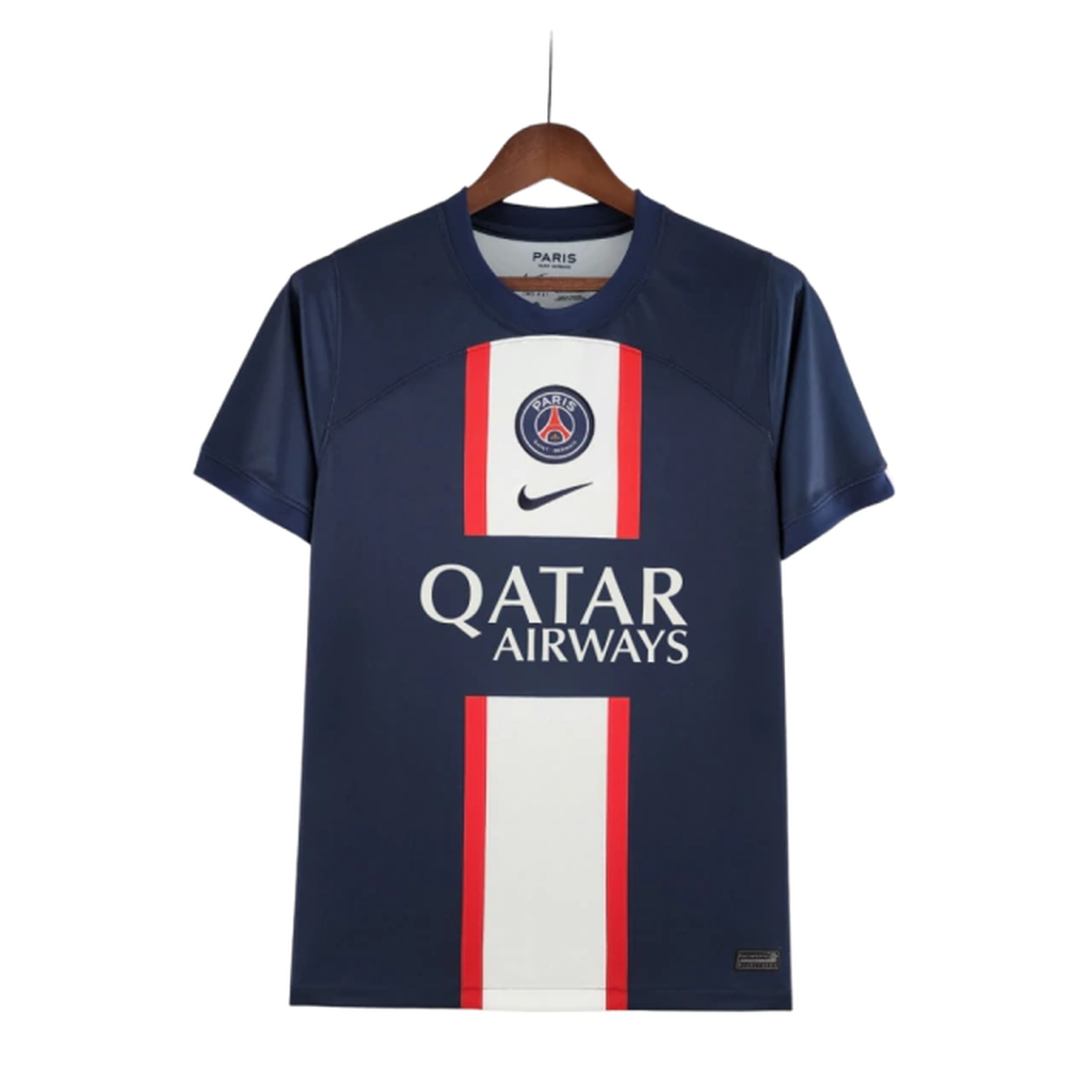 Camisa Paris Saint-Germain I 22/23 disponível no Espaço dos Mantos