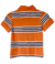 Camisa Polo Infantil Tommy Hilfiger Laranja e Branca - comprar online