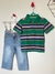 Camisa Polo Infantil Tommy Hilfiger Verde e Azul na internet