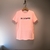 Camiseta Rosa com Bordado na internet