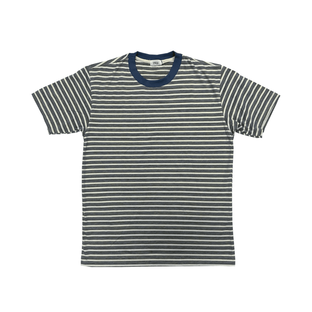PLAYERA RAYAS AZUL Comprar en The Black Ship