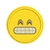 Patch Termocolante Emoji Nervoso - 5,70 x 5,70 cm