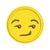 Patch Termocolante Emoji Sorriso Sugestivo - 5,7 x 5,7 cm