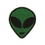 Patch Termocolante E.T. Alien Verde - 4,6 x 4,0 cm