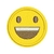 Patch Termocolante Emoji Sorrindo - 5,7 x 5,7 cm