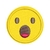 Patch Termocolante Emoji Surpreso - 5,7 x 5,7 cm
