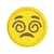 Patch Termocolante Emoji Atordoado - 5,7 x 5,7 cm
