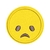 Patch Termocolante Emoji Desapontado - 5,7 x 5,7 cm