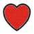 Patch Termocolante Coração Vermelho - 4,5 x 4,5cm