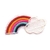 Patch Termocolante Arco Íris com Nuvem - 3,0 x 5,6cm