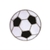 Patch Termocolante Bola Futebol - 5,7 x 5,7cm