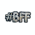 Patch Termocolante #BFF Paetê Best Friend Forever - 6,80 x 3,00 cm