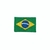 Patch Termocolante Bandeira do Brasil Pequena - 1,8 x 2,6 cm