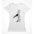 Camiseta Baby Look Feminina Alfabeto Fonético - Cor Branca