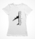 Camiseta Baby Look Feminina Alfabeto Fonético - Cor Branca - comprar online