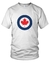 Camiseta Insígnia Royal Canadian Air Force - Cor Branca - comprar online