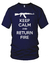 Camiseta Keep Calm And Return Fire Ak-47 - comprar online