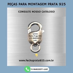 Mosquetão 9mm Prata 925 cód. 5252-045 - comprar online