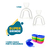 Kit Branqueamento Dental Original Whiteness Simple 22% Molde - comprar online