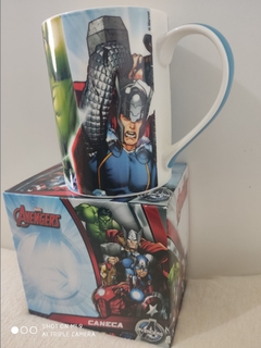 Caneca Marvel - 460 ml - Avengers Branca - Zona Criativa - comprar online