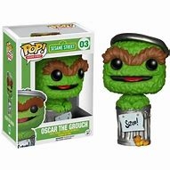 FUNKO POP! - Oscar the Grouch - 3 - Sesame Street - Original e Novo!