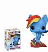 FUNKO POP! - Rainbow Dash Sea Pony - 12 - My Little Pony - Original e Novo!