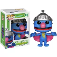 FUNKO POP! - Super Grover - 1 - Sesame Street - Original e Novo!