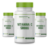3 Potes Vitamina C 500mg 60 Cápsulas Cada