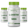 3 Potes L-Carnitina 500Mg 60 Cápsulas cada