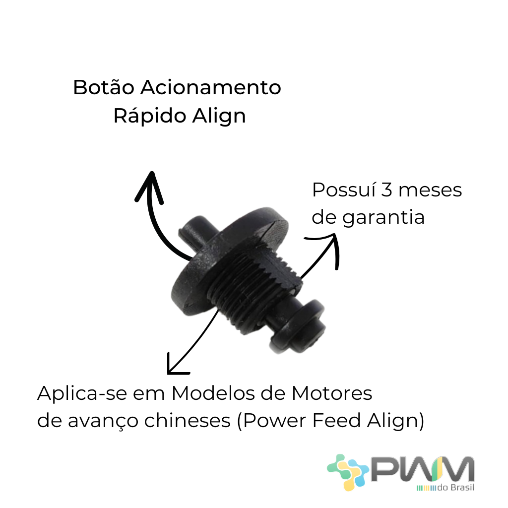 Botão Acionamento Rápido Align - PWM do Brasil