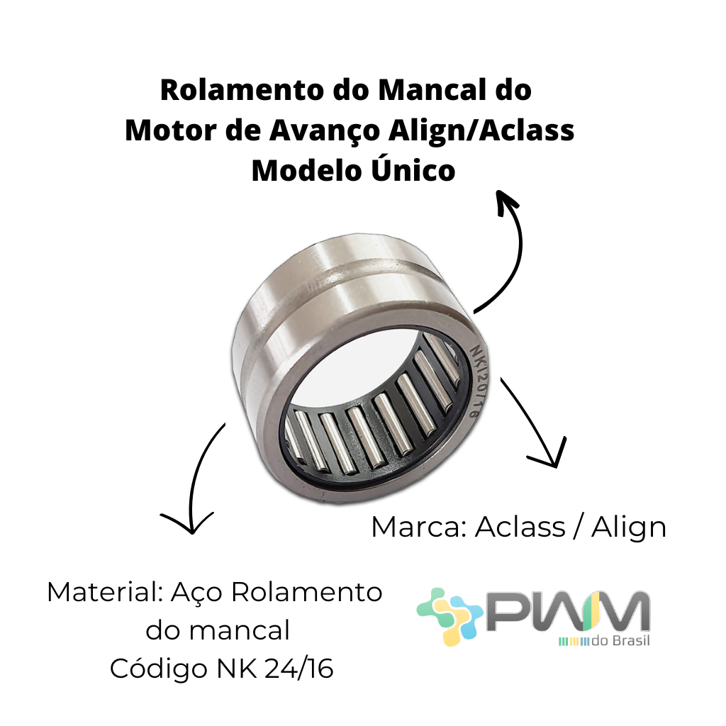 Rolamento Metálico do Fuso Motor Align/ Aclass