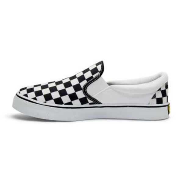 Tênis Mad Rats Slip On Xadrez - Preto+Branco