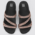 Slide Zaxy Glitter - Preto/Rosa - comprar online