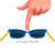Óculos De Sol Baby azul/amarelo Buba - comprar online