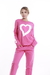 Pijama Corazon combinado con puntitos - comprar online
