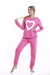 Pijama Corazon combinado con puntitos en internet