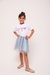 T-shirt Laços Glitter Infantil