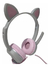 Headset Gamer Cat Orelha Gatinho Com Microfone P2 Usb Led