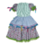 Vestido Caipira Junino Infantil + Tiara - loja online