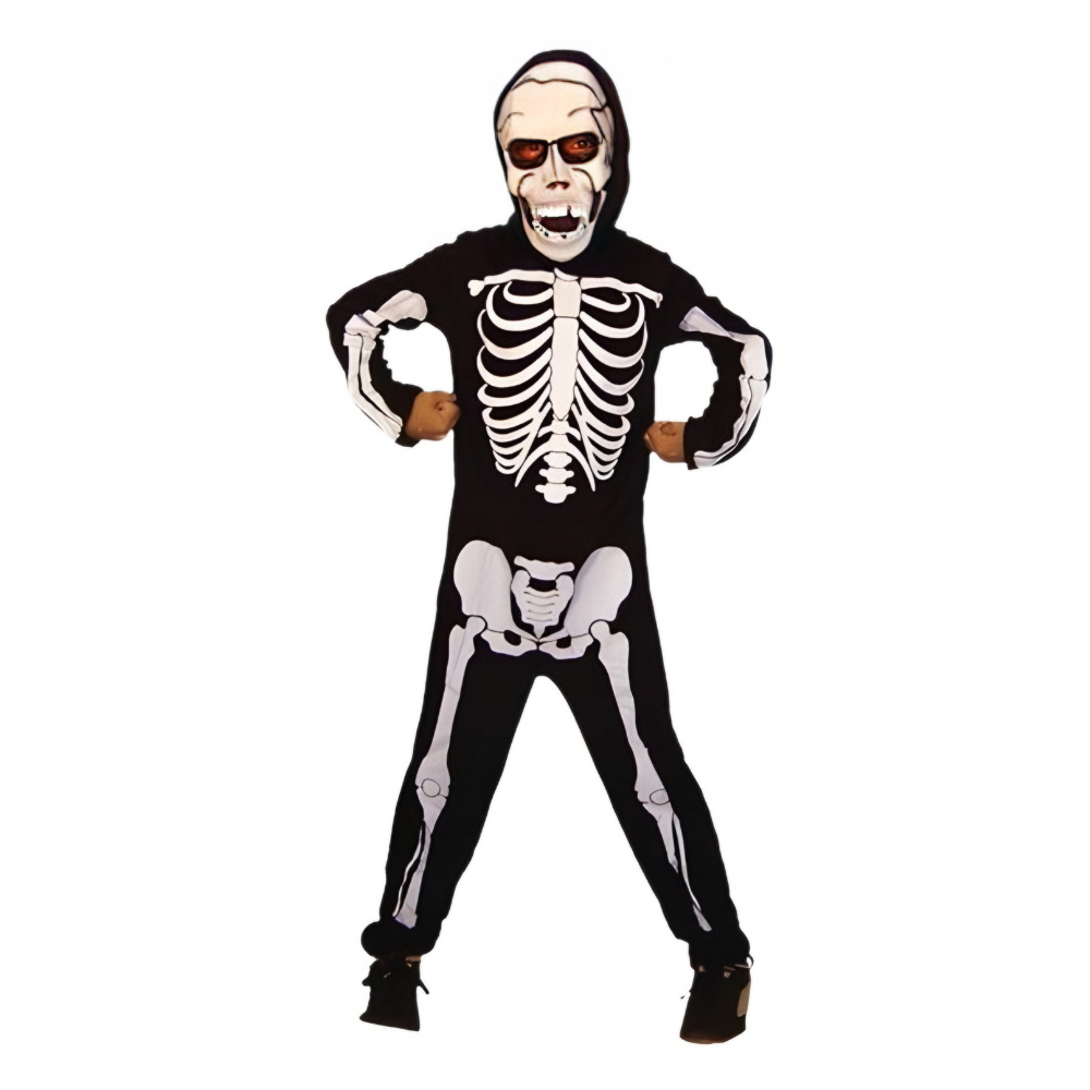 Fantasia de Halloween Adulta Masculino Luxo Esqueleto